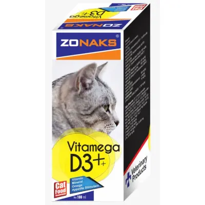 ZONAKS VİTAMEGA D3 CAT FOOD 100 ML 6'LI - 1